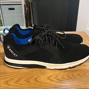 Ariat Men's Black and Blue Athletic Shoes